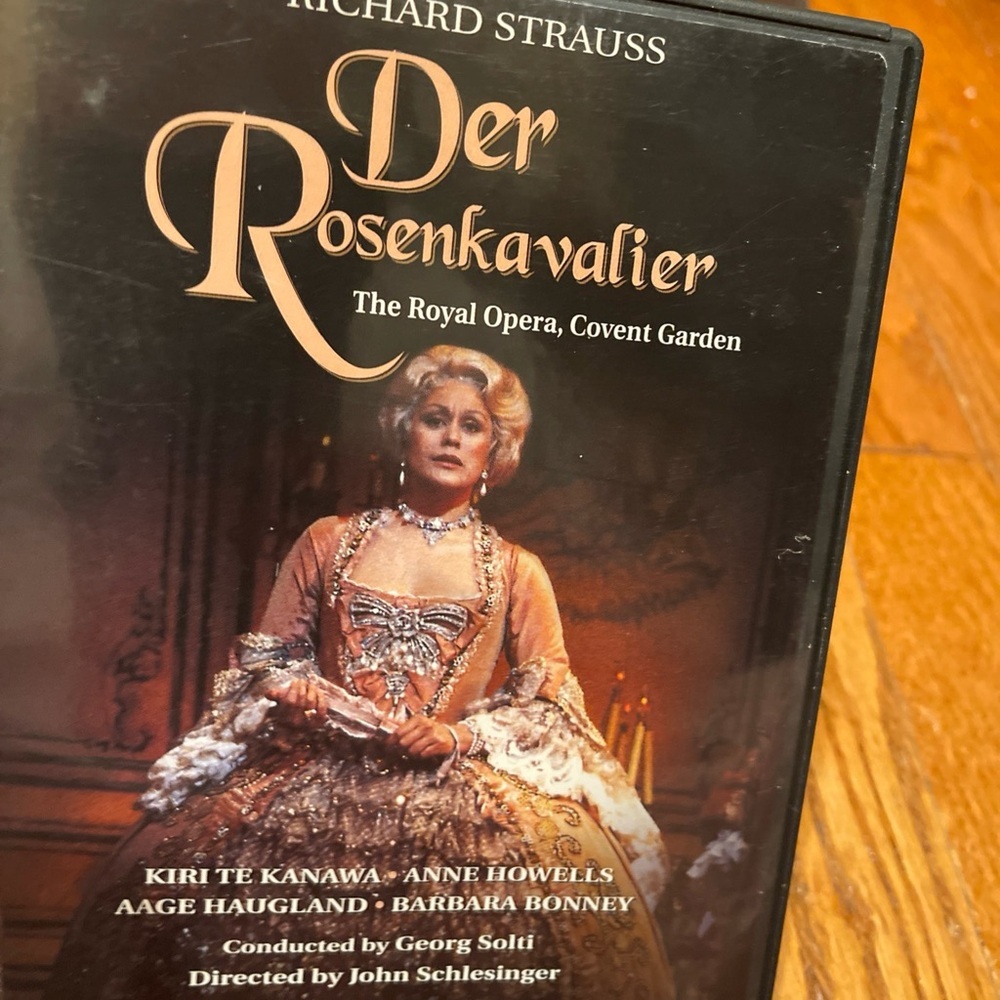 Der Rosenkavalier DVD - Black Cover Royal Opera 1985